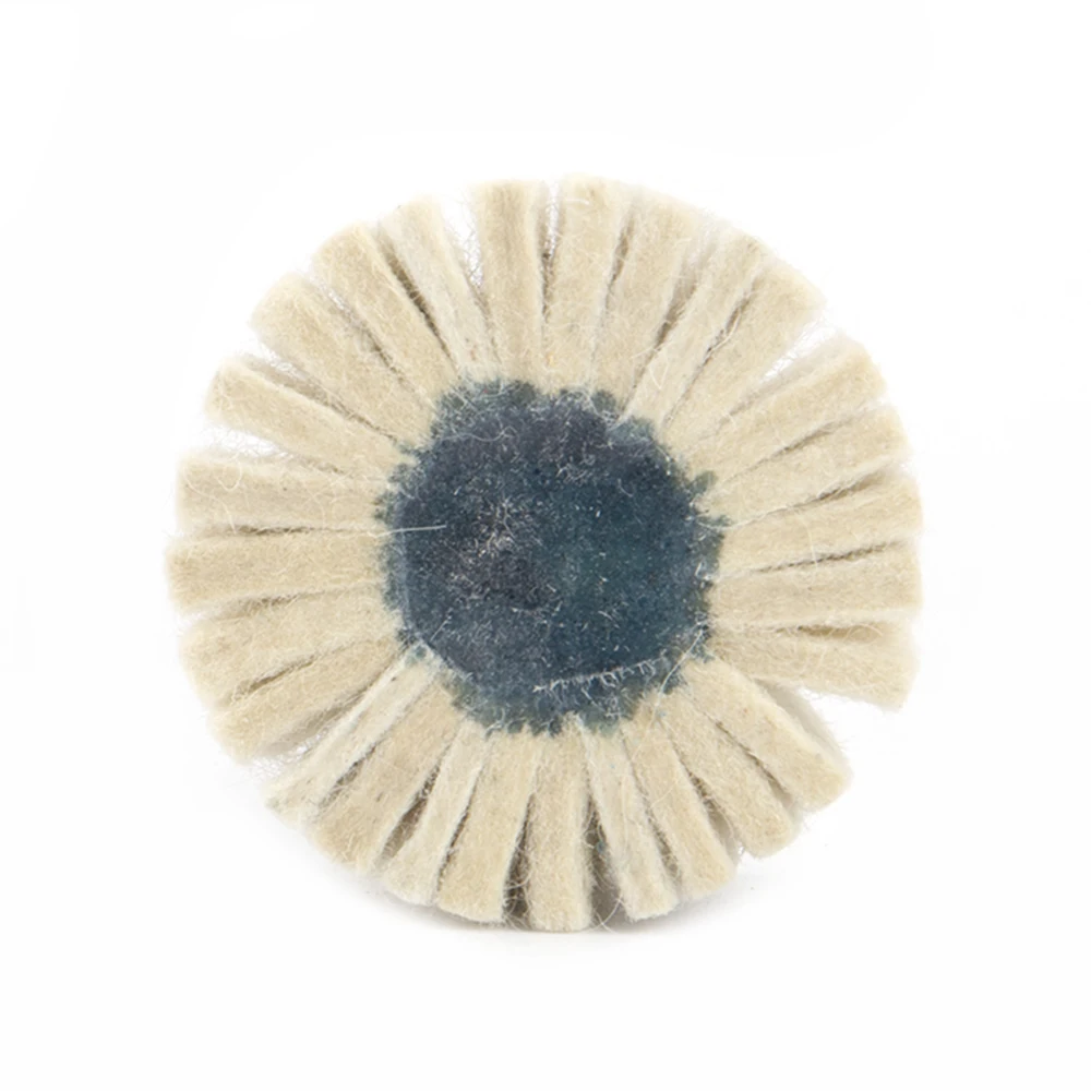 

60mm Polishing Wheel Buffing Pads Compressed Wool Felt Sanding Disc Grinding Abrasive Tools Accessories For Polishing 2/5/10Pcs