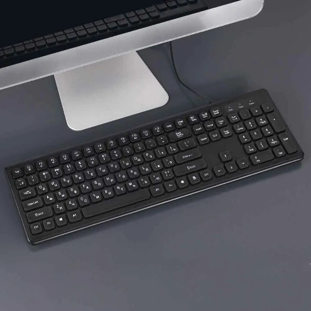 Механическая квадратная клавиатура с подсветкой USB-кабель 108 клавиш | Компьютеры