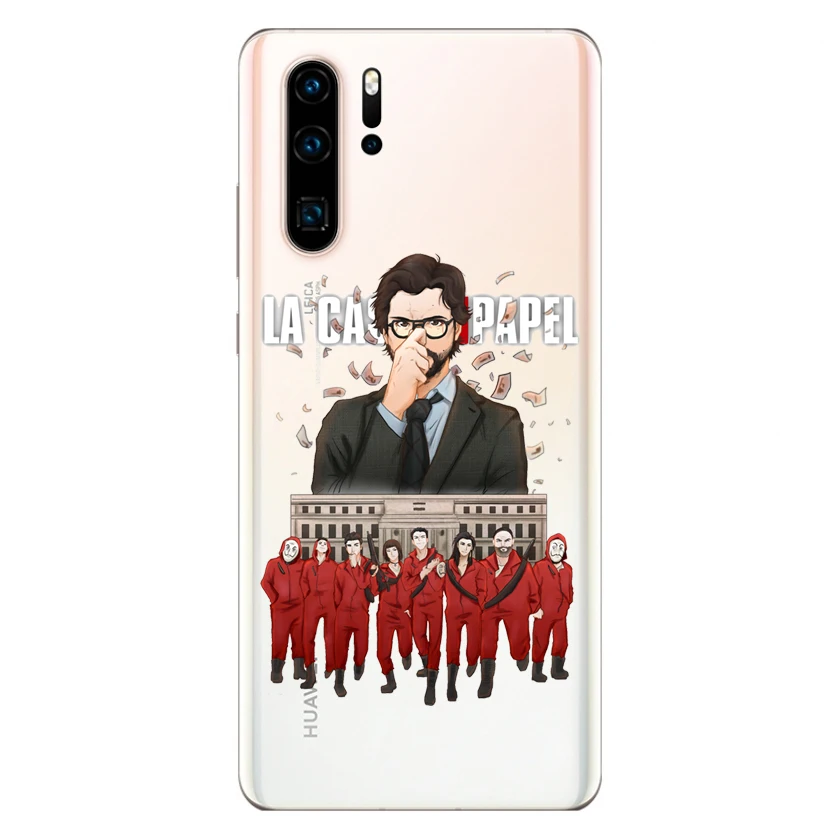 La Каса де papel Tokio испанский ТВ Мягкий ТПУ силиконовый чехол для телефона для huawei Mate20 Mate10 P30 P20 P10 P9 P8 Lite Pro