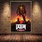 HD игровой постер DOOM, вечная картина маслом на холсте, настенное искусство для гостиной, Современный домашний декор для картины, настенное искусство без рамки