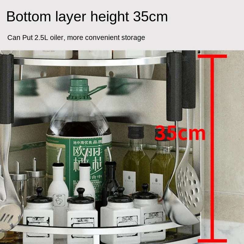 

304 stainless steel kitchen shelf triangular rack wall hanging condiment seasoning corner storage rack kitchen utensils