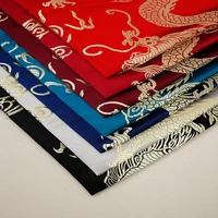 high density nylon brocade satin pillow cushion silk fabric antique tang suit cheongsam handicraft decorative dress mat materia