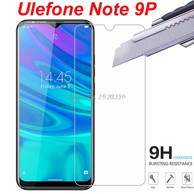 

2PCS Phone Tempered Glass for Ulefone Note 9P Protective Film Screen Protector for Ulefone Note 9 P Ptotective Cover Glass Film