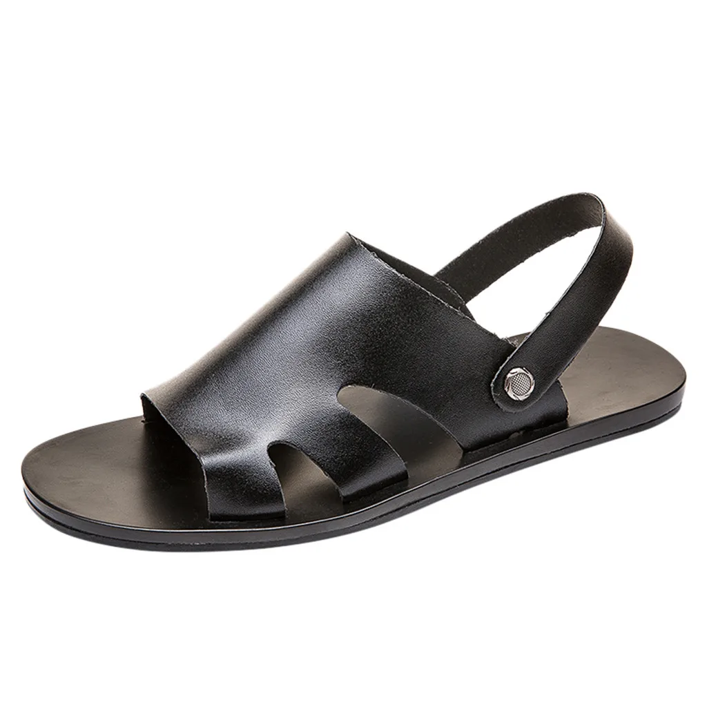 JAYCOSIN/летние сандалии мужские кожаные модные удобные новые винтажные