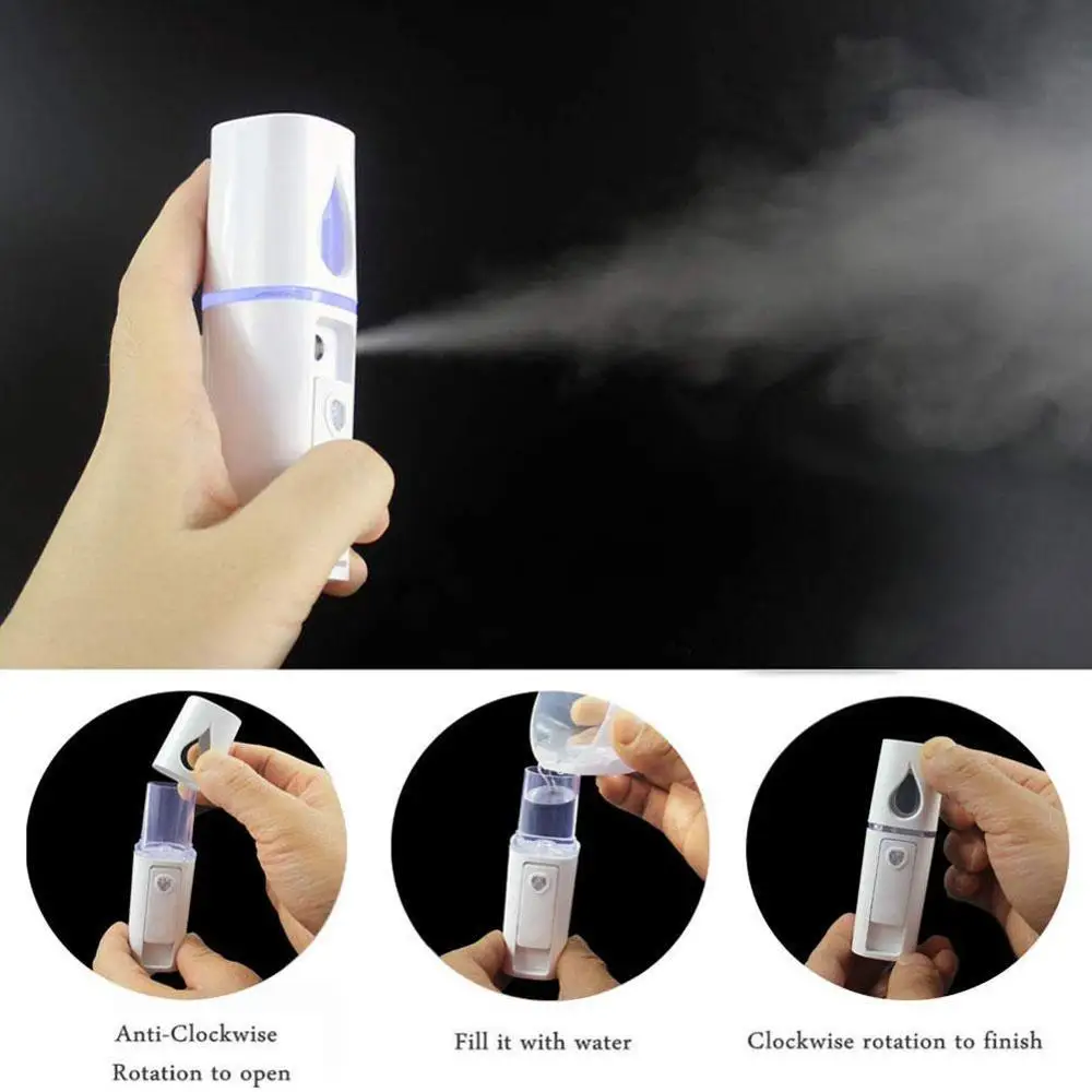 Увлажняющий инструмент для красоты портативный нано-спрей с USB-зарядкой удобное