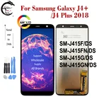 Дисплейный модуль Super AMOLED для Samsung Galaxy J4 Plus J4+ 2018 J415 SM-J415F J415FN дигитайзер сенсорного экрана в сборе