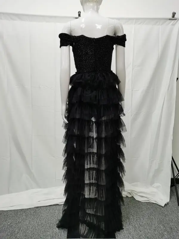 Felyn 2020 Новое поступление платье известного бренда однотонное длинное