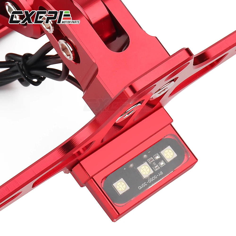 Универсальный держатель номерного знака светодиодный светильник для YAMAHA T-MAX 530