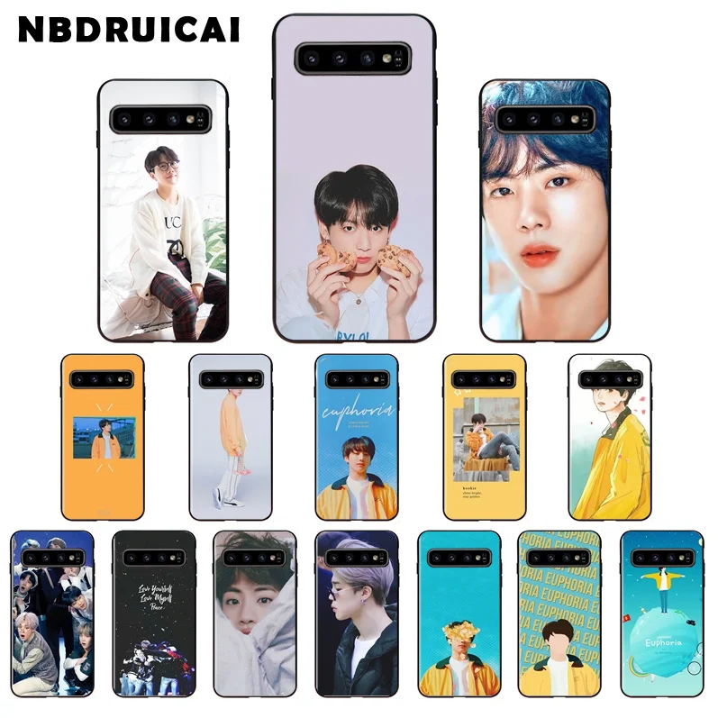 NBDRUICAI молодия Jungkook KPOP Мужской ТПУ мягкий чехол для телефона Samsung S9 plus S5 S6 edge S7 S8 S10 E