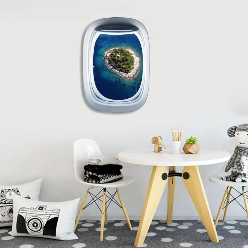 ПВХ плесени доказательство стикер на стену ночной небо остров снег горы