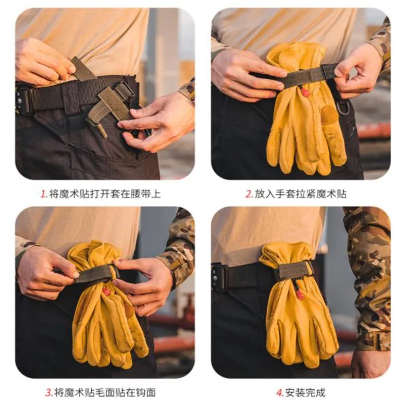 

Outdoor Tactical Gloves Climbing Rope Storage Buckle Hanging Buckle Army Fan Outdoor Hanging Buckle