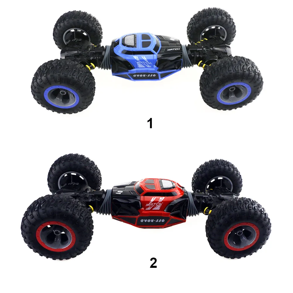 Truck Transform 4WD Toy Off-Road RC Car 2.4G Double Sided Stunt Rechargeable Vehicle Four Wheel Drive Climber Crawler