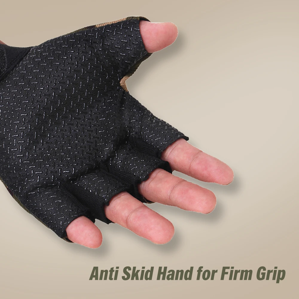 Перчатки на полпальца военные велосипедные перчатки CS игровая полурукавица