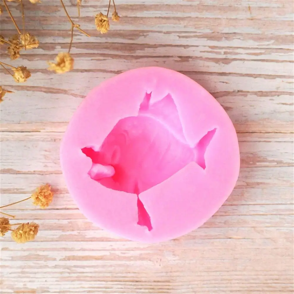 Клоун Рыба океан Серия ракушка помадка форма для торта декоративная шоколадная