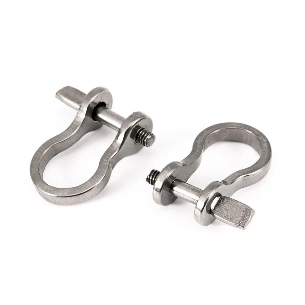 

5Pcs / 10Pcs Fishing U-Shackle Clasp Anti-corrosion Stainless Steel Game Fish Trolling Fishing Sea Fishing U-Shackle Fishing