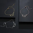 Kinitial молекула серотонина bracelts для Для женщин звено цепи Браслеты браслеты Мода науки химии Ювелирные Браслеты mujer