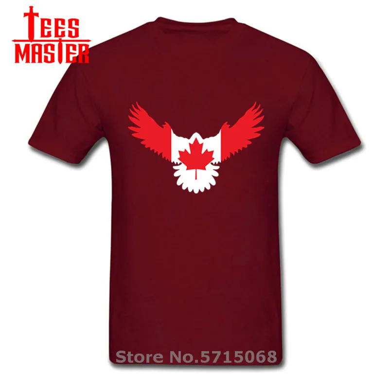 Орел флаг Канады молодой человек футболка 2020 высокое качество модные