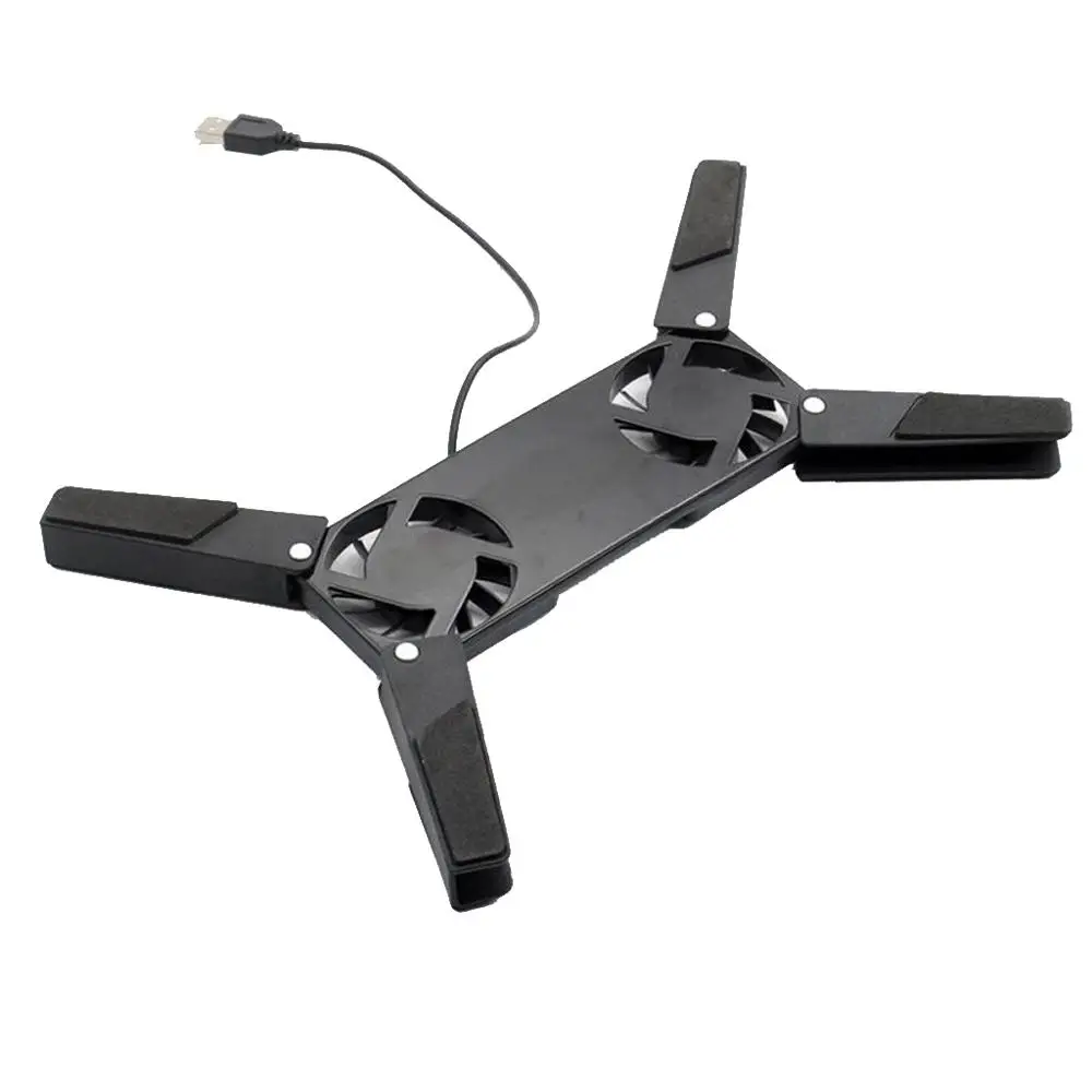 

Ultra-small Size Folding USB Dual Fan Cooler Rotatable Cooling Pad Stand For PC Computer Laptop Notebook Macbook