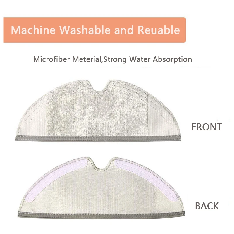 

Сменные детали для швабры для Xiaomi Roborock S5 Max S6 Max S50 S60 S51 S55 E25 E35, тканевая салфетка для очистки робота, аксессуары для пылесоса