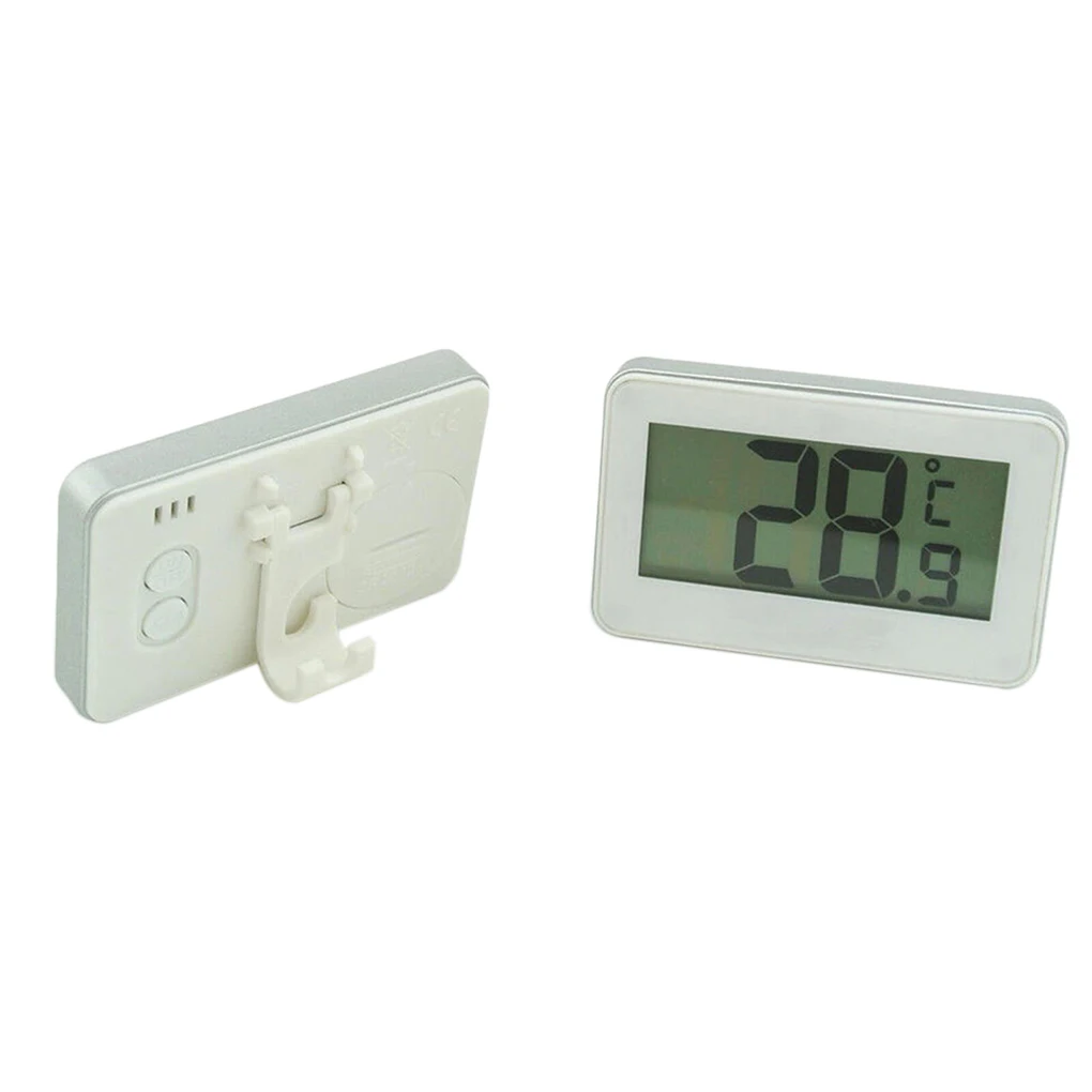 

Waterproof Large Screen Digital Thermometer Refrigerator Fridge Freezer High Precision Electronic Hanging Thermometer Alarm