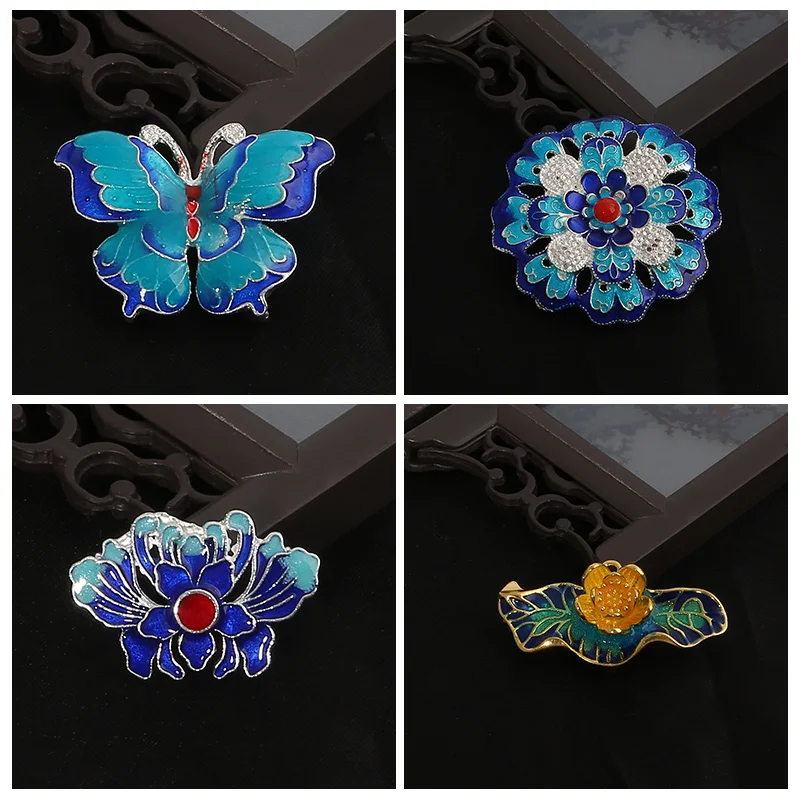 Металлический цветок сплав эмаль 1 шт. разделитель коннекторы для