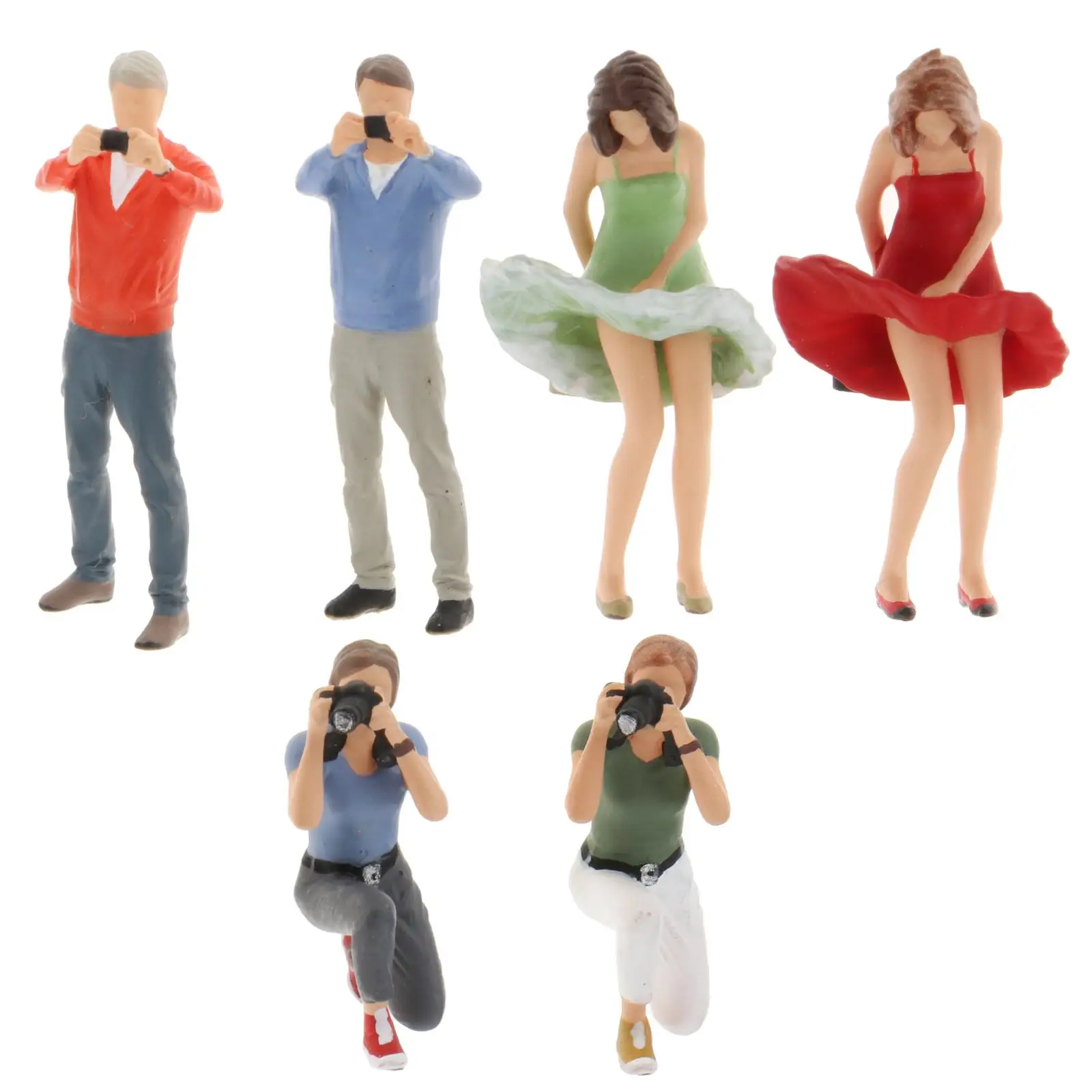 

1:64 Scale Figures Diorama Men Miniature Action Figure Model for Display Toy Playset