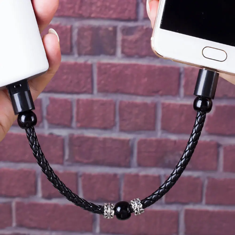 Креативный USB-кабель для зарядки и синхронизации данных браслет на запястье