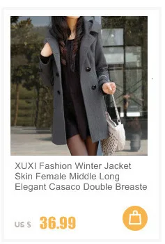 XUXI женские шерстяные пальто осень зима длинный рукав Повседневная одежда оверсайз куртки пальто плюс размер 3XL FZ239