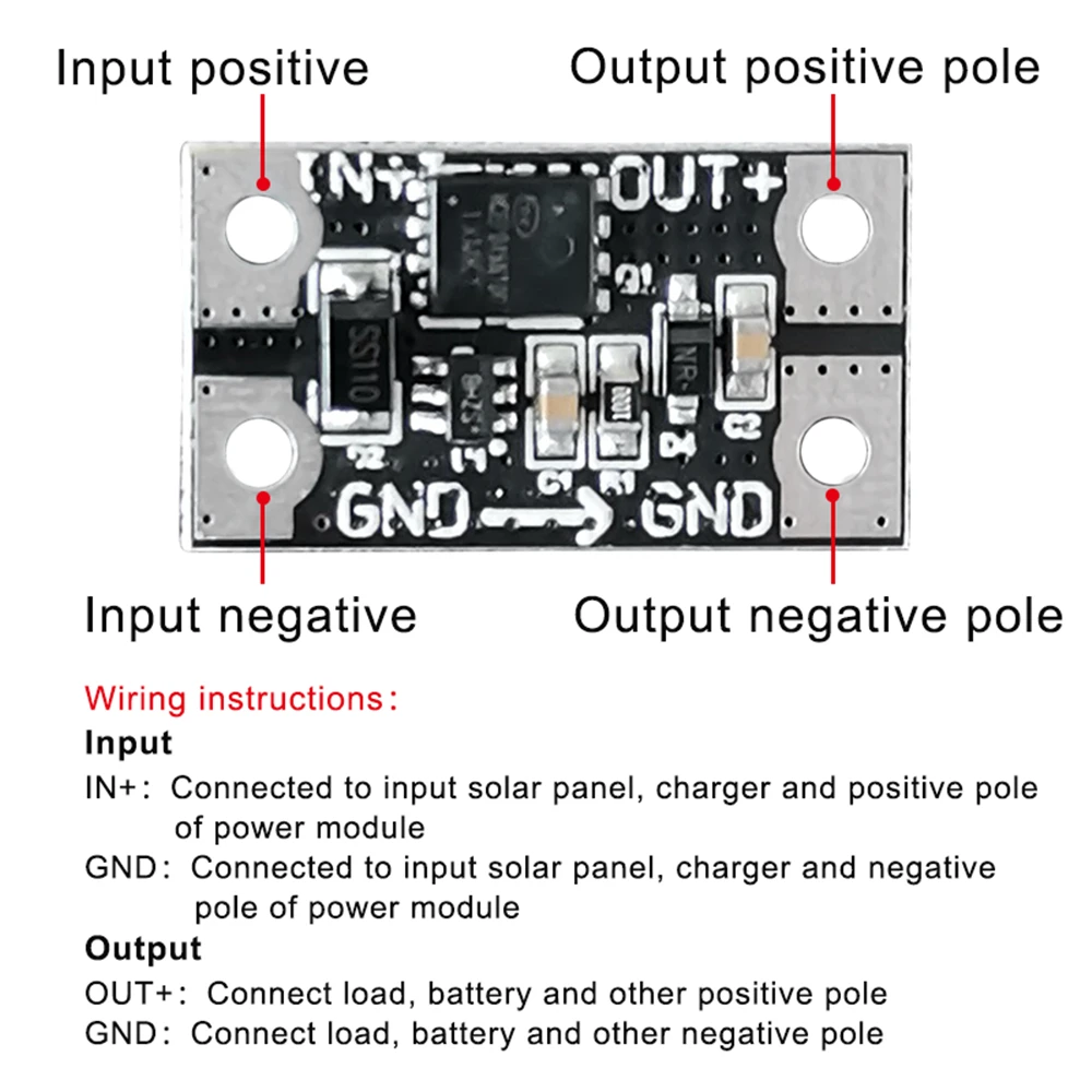 DG7512 DC5-75V 12 отличный диодный Солнечный аккумулятор для защиты от обратного