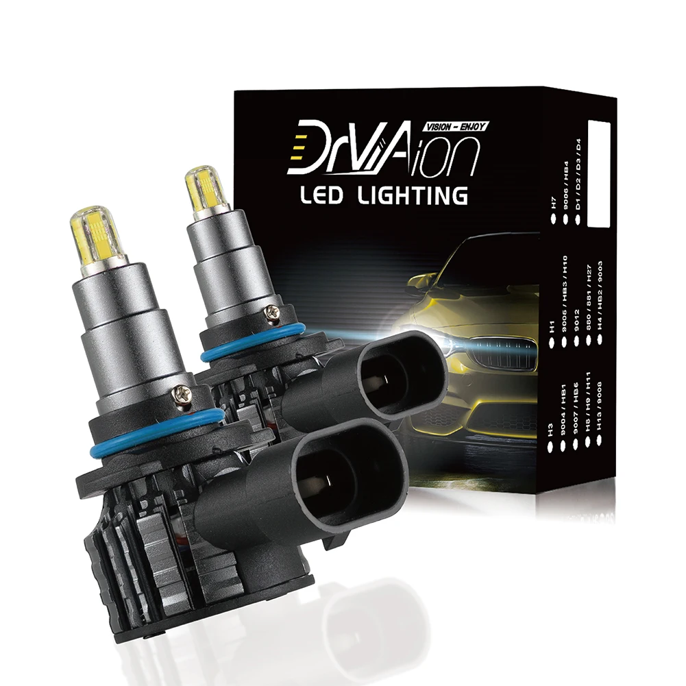 

H7 Car LED Headlight H8 H11 9005 9006 Headlight Bulb 5-30V 18000LM 6000K White Car Light Bulbs Automobiles Auto Head Lamp