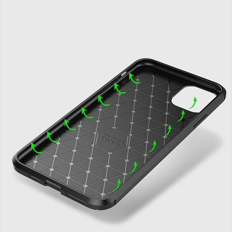 Чехол для iphone 11/11 Pro/11 Pro max Силиконовый Мягкий противоударный чехол из ТПУ с