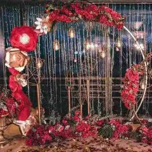 Железная круглая свадебная АРКА реквизит фоновый декор полка с одной аркой для