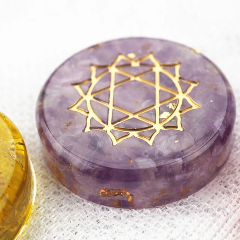 

Epoxy Resin Mold Seven Chakras Hemisphere Round Silicone Mould DIY Crafts Tools N58F