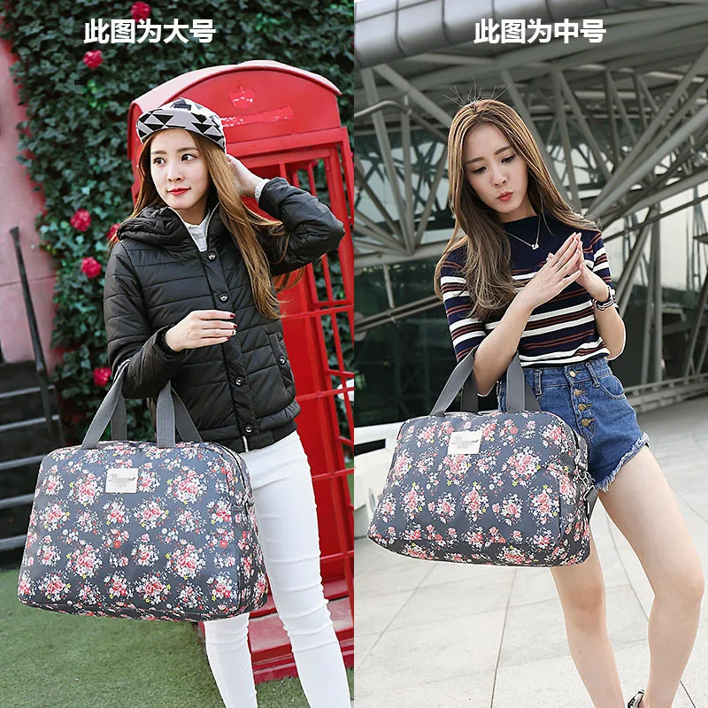 Популярные женские вместительные спортивные тоуты с цветочным рисунком