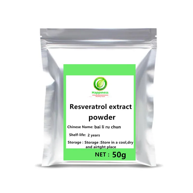 

Hot sale Resveratrol powder supplement sequins for face body Skin whitening care Trans nmn Free shipping