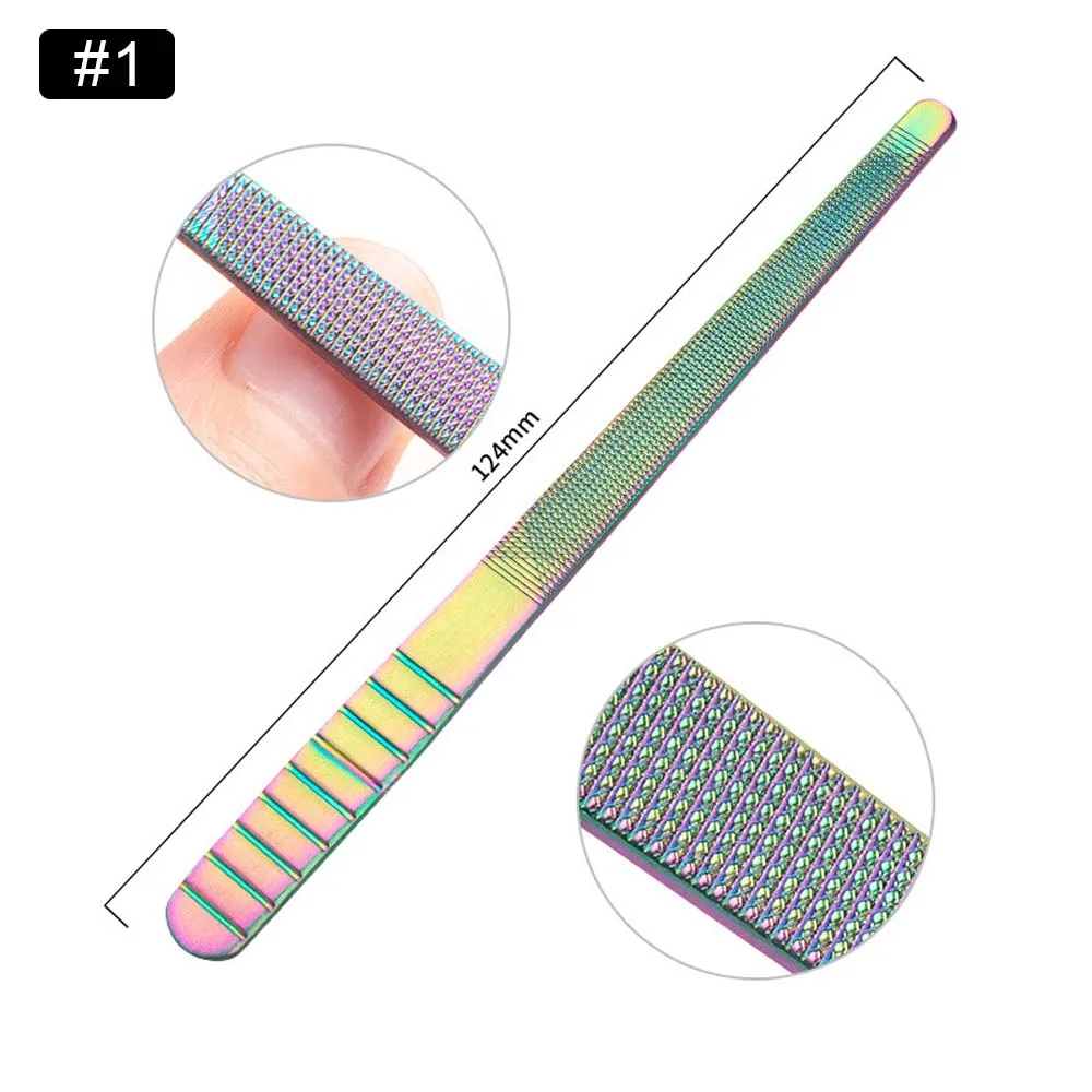 Pattern 1 Профессиональный отодвигатель кутикулы из нержавеющей стали пинцет Радужный резак Маникюрные щипчики средство для снятия маникюра - Цвет: Pattern 1