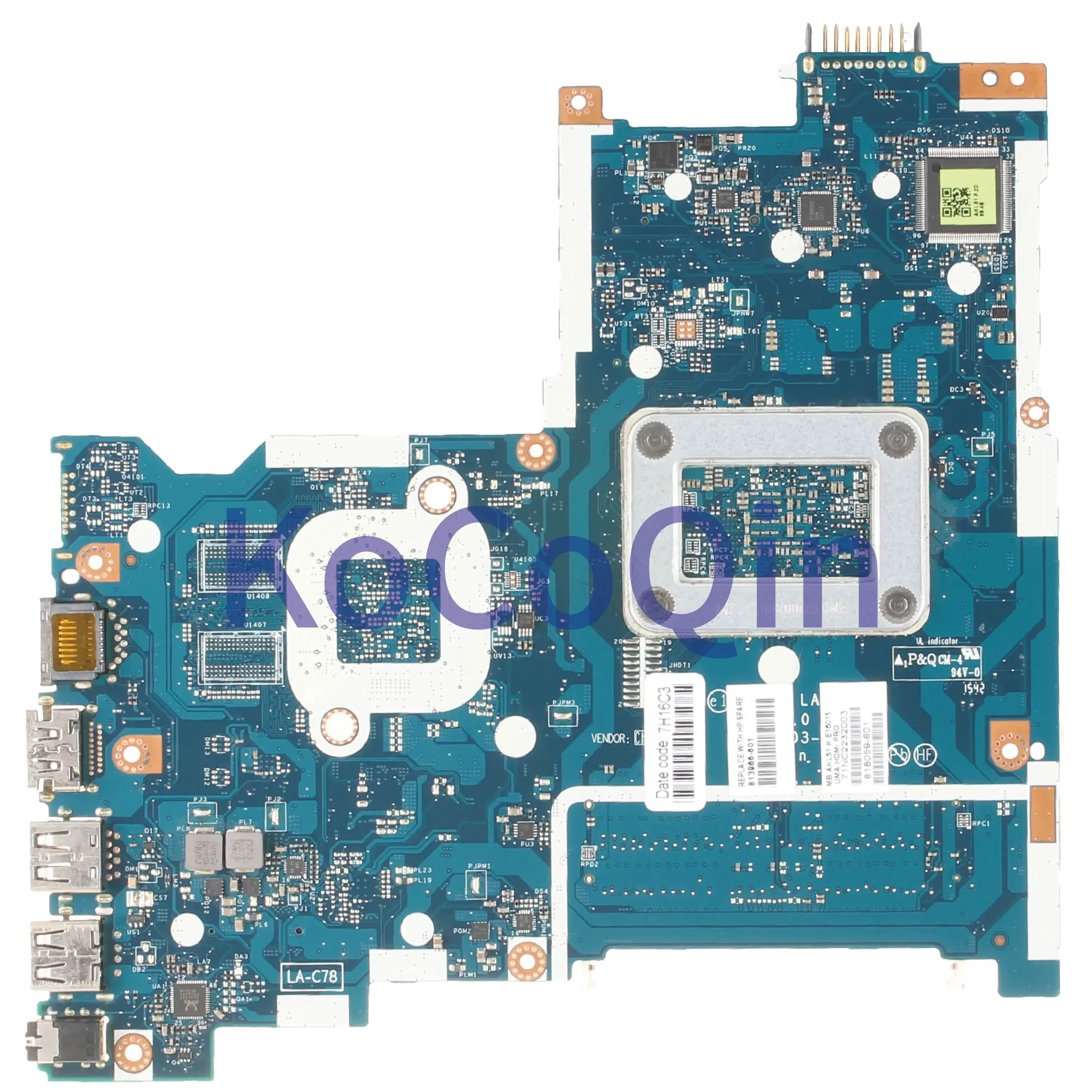 Материнская плата для ноутбука HP Pavilion 255 G4 15-AF 15-AC материнская ABL51 LA-C781P 818059-601 813966-501