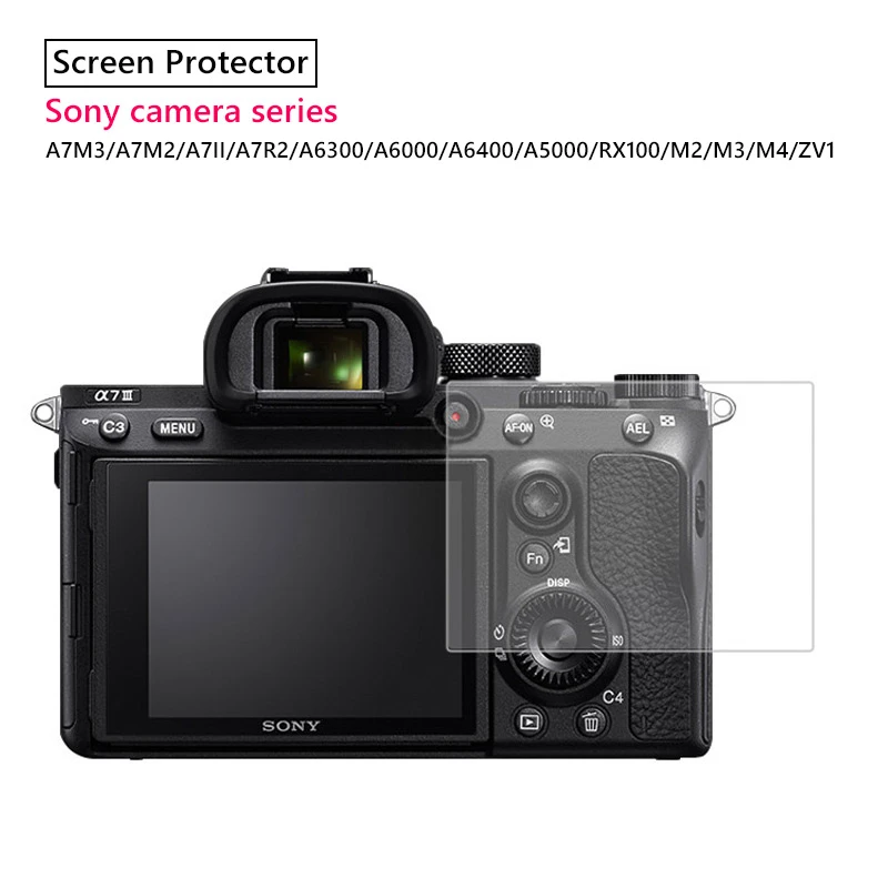 Закаленное стекло Защита для экрана камеры Sony серии A7M3 A7R2 A6400 A6300 A6000 RX100 M2 M3 защита