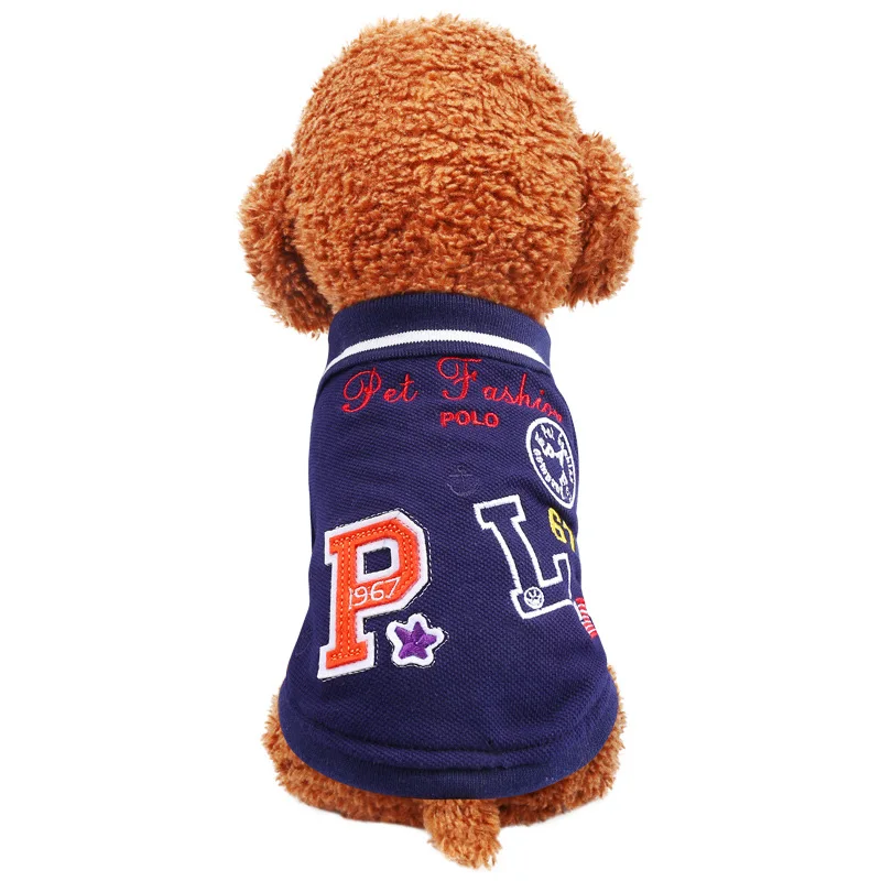 Рубашка для кошек и собак летняя одежда домашних животных йоркширского пуделя