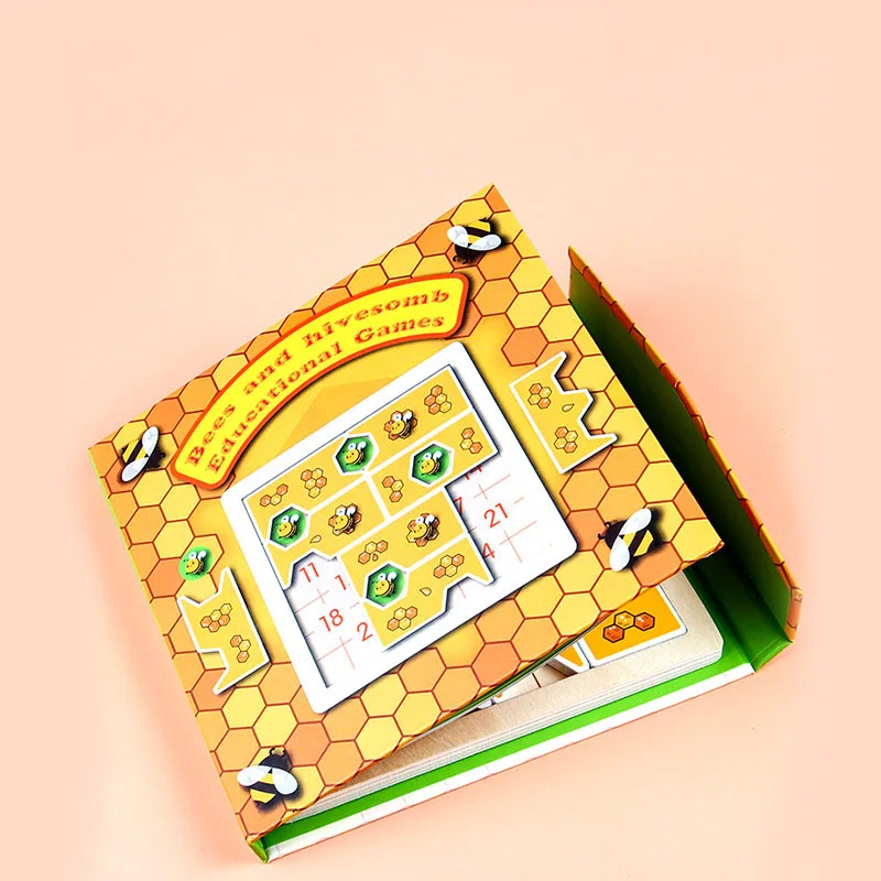 Детская деревянная игра-пазл в виде пчелы для раннего развития обучающая игрушка