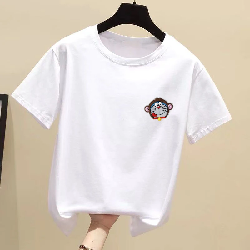 

Cartoon robot cat Garment embroidery patch Children's cartoon cloth with badge DIY bag T-shirt pants decoration design