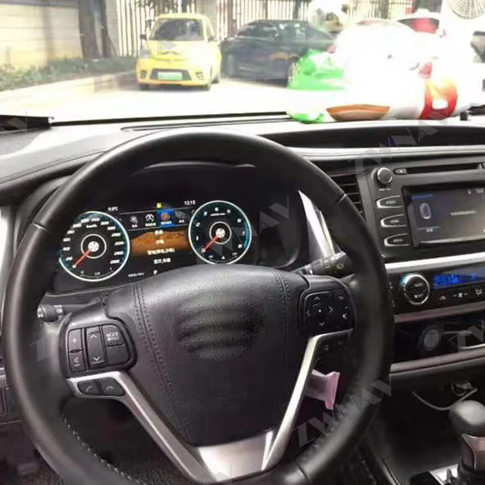 Android автомобильный цифровой кластер Виртуальная кабина для Toyota Highlander 2015-2019