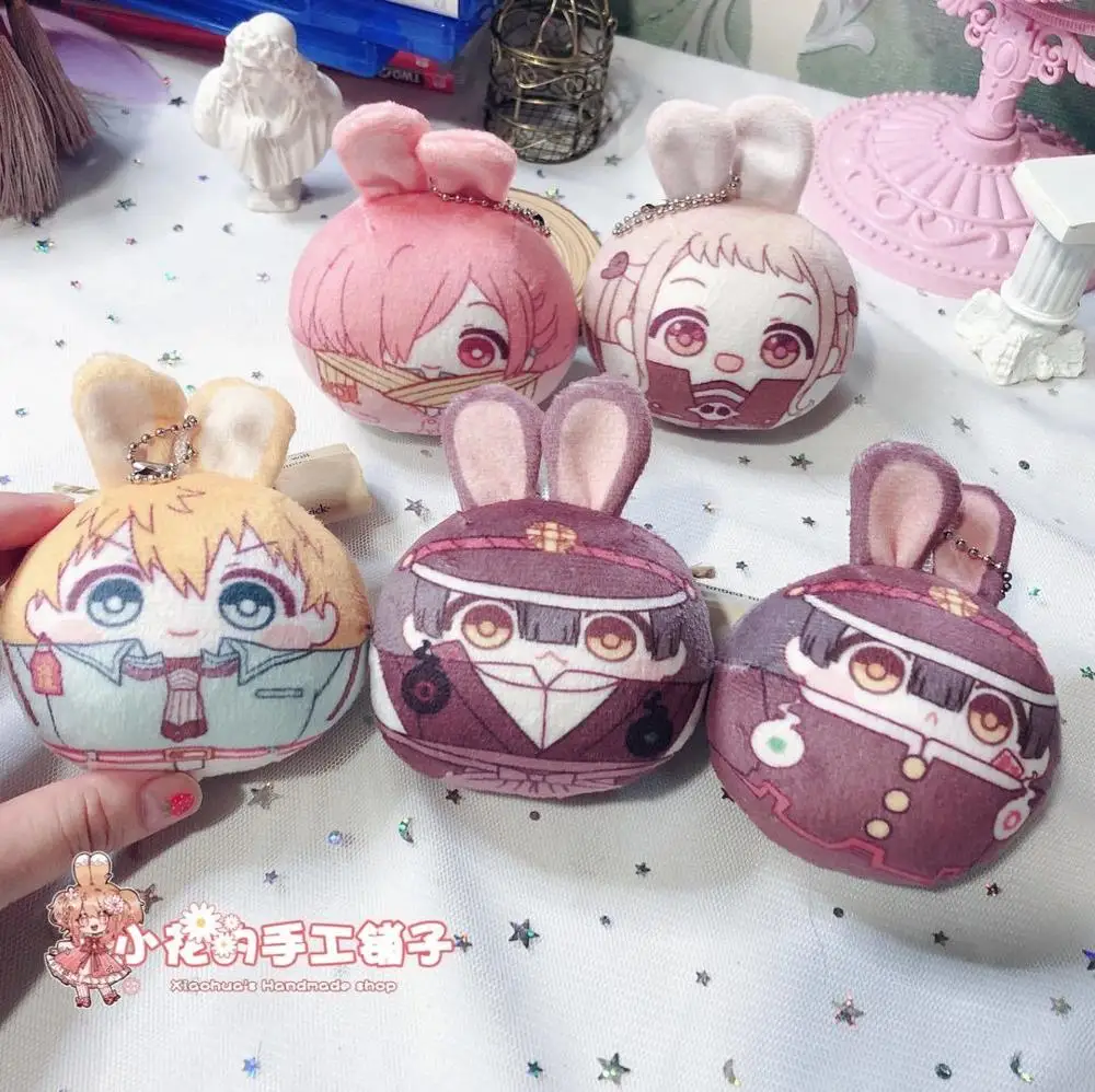 Аниме в туалетном стиле Hanako kun Nene Yashiro Косплей милые кроличьи уши мини плюшевые