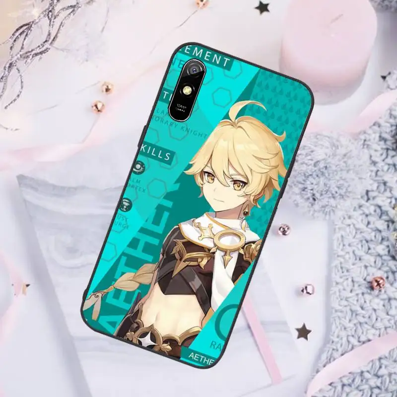 

Anime Genshin Impact Phone Case For Xiaomi Redmi note 7 8 9 pro 8T 9A 9S Mi Note 10 Lite pro
