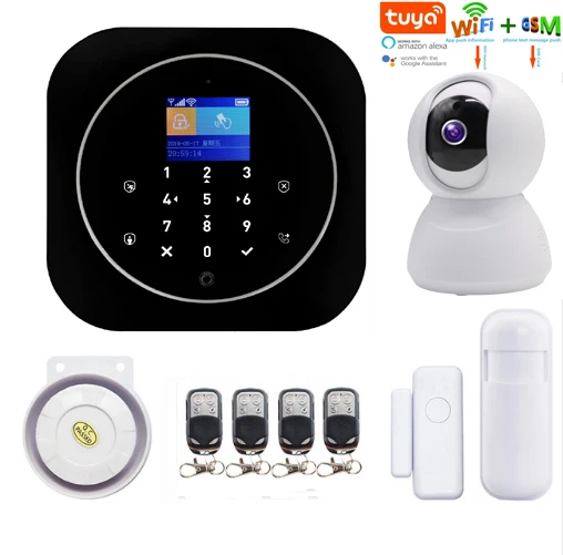 Yobang Secu Tuya приложение дистанционное управление Wifi GSM GPRS охранная сигнализация ip