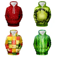 fashion 3d print fruit costume hoodies pullover cool hip hop men women hoodie hoody long sleeve sport 3d hooded sweatshirts tops