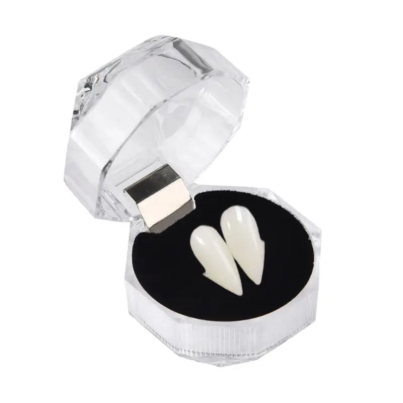 

Adult Kids Halloween Party Costume Horrific Dress Vampire False Teeth Fangs Dentures Cosplay Photo Props Favors DIY Decorations