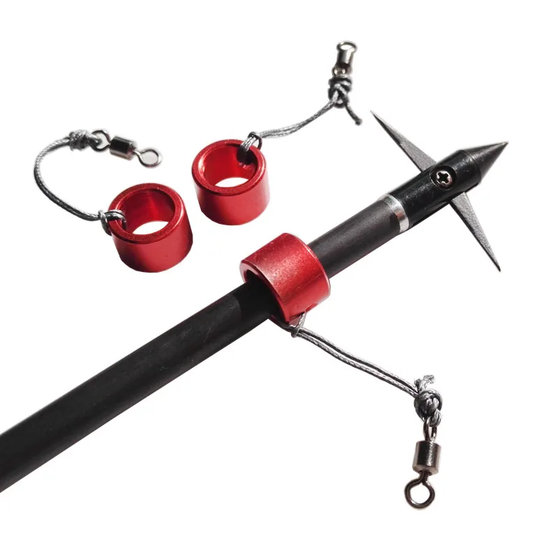 6 шт. желтых пластиковых рыболовных слайдеров + 3 красных из алюминиевого сплава 140