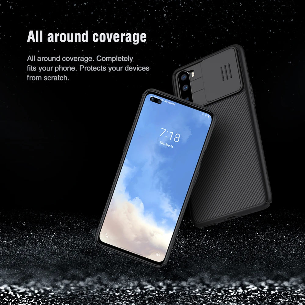 

For OnePlus 8 Nord Case CamShield Case Hard Plasti Anti-skidding Dust-proof for OnePlus Z Case NILLKIN