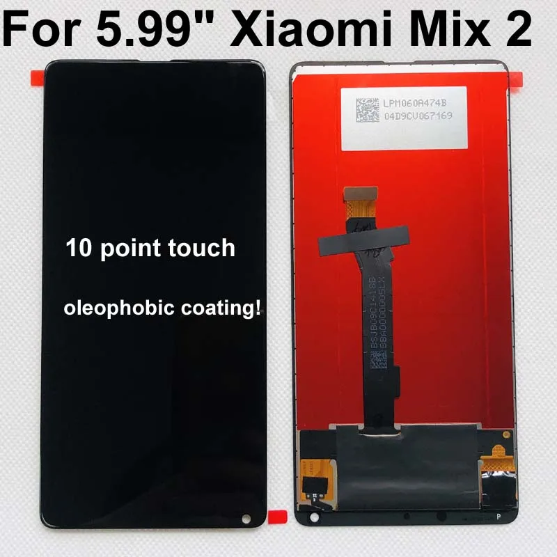 100% Оригинальный ЖК дисплей для Xiaomi Mi Mix2 10 Сенсорная панель XAIOMI Mix 2 MDE5 дигитайзер в